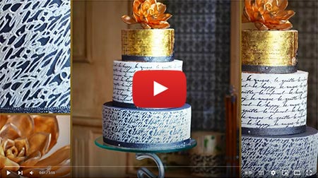 How to make perfect edible lace with a silicone mould