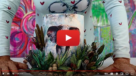 Making wafer paper bushveld grass