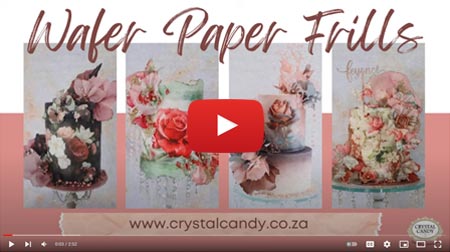 Making a wafer paper frill