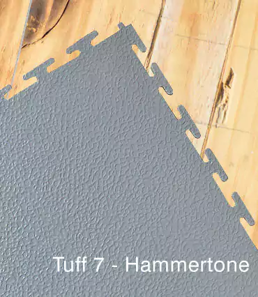 TUFF7 Hammertone vinyl floor tile